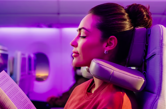 Economy-Class-Komfort neu definiert? Emirates führt die weltweit erste «U-Dream»-Kopfstütze ein.