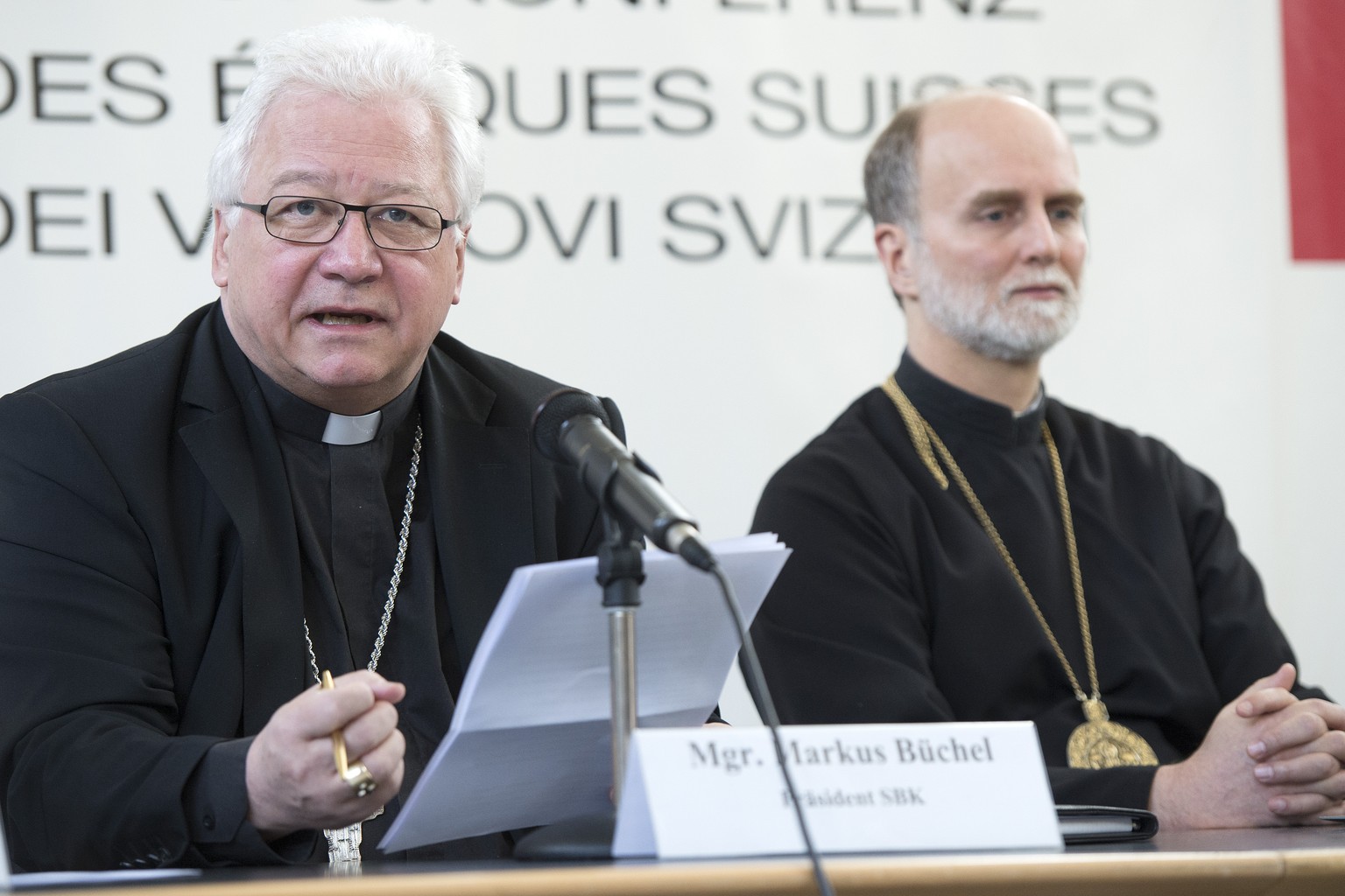 Markus Büchel, Präsident der Bischofskonferenz, fordert von den muslimischen Organisationen in der Schweiz eine klare Stellungnahme.