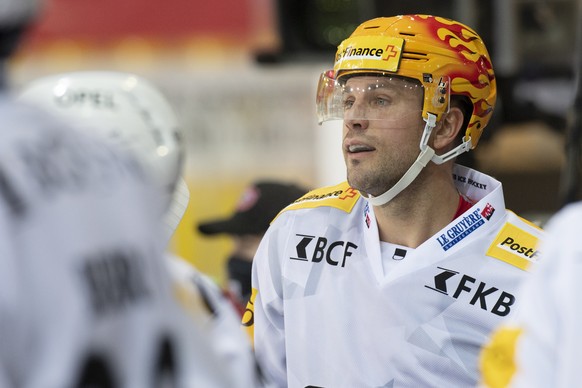 Fribourgs Postfinance Topscorer Viktor Stalberg, waehrend dem Meisterschaftsspiel der National League zwischen den SCL Tigers und dem HC Fribourg-Gotteron, am Dienstag 15. Dezember 2020, im Ilfisstadi ...