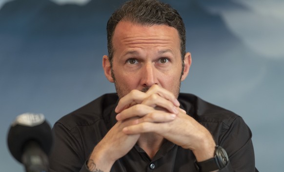 Sportdirektor Marco Streller an der Saisonbilanz-Medienkonferenz des FC Basel 1893 in Basel, am Sonntag, 20. Mai 2018. (KEYSTONE/Georgios Kefalas)