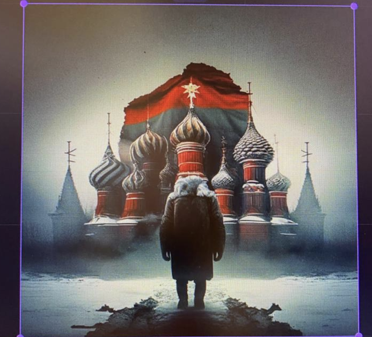 L'image donnée, en exemple, par le député Sergueï Mironov, pour prouver que le drapeau russe est impossible à reproduire correctement.