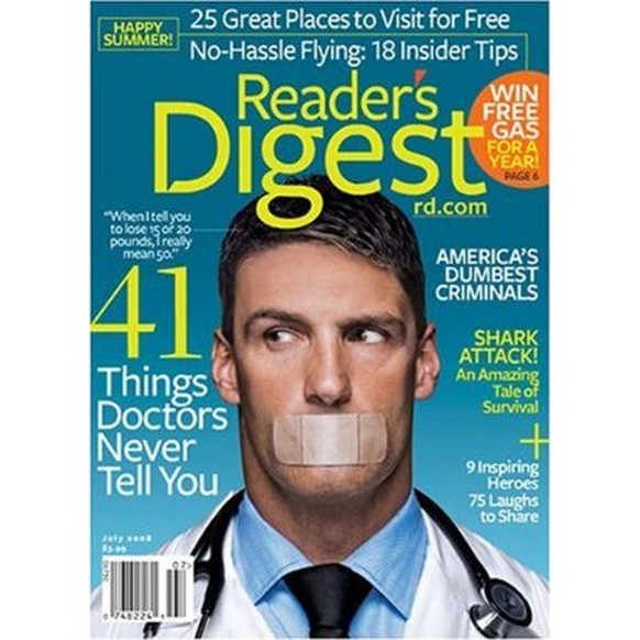Das Magazin «Readers Digest» wird monatlich in einer weltweiten Auflage von 5'527'183 Millionen ausgeliefert. &nbsp;
