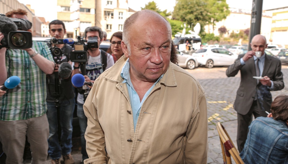 Dominique Alderweireld dit Dodo la Saumure - Procès de proxénétisme aggravé dit de l affaire du Carlton au tribunal correctionnel de Lille, le 12 juin 2015, le jour du délibéré. Dominique Alderweireld ...
