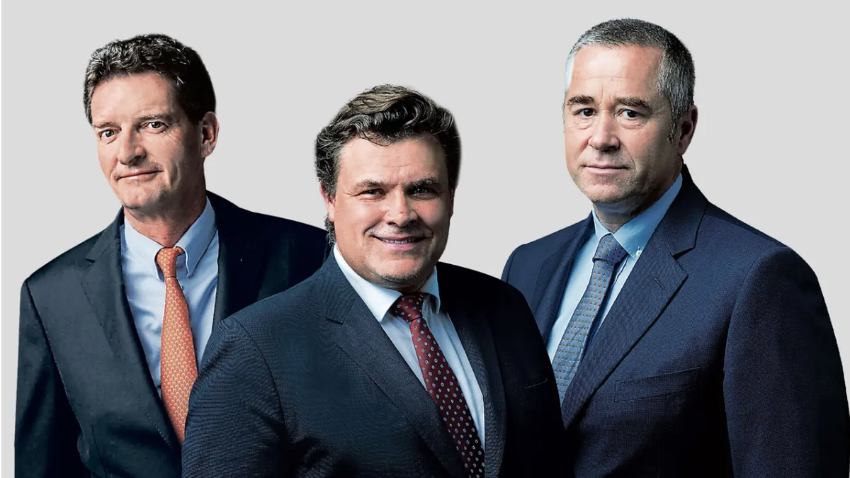 Die Gründer der Partners Group sind auch die Gründer von «Kompass/Europa» (von links): Urs Wietlisbach, Alfred Gantner und Marcel Erni.