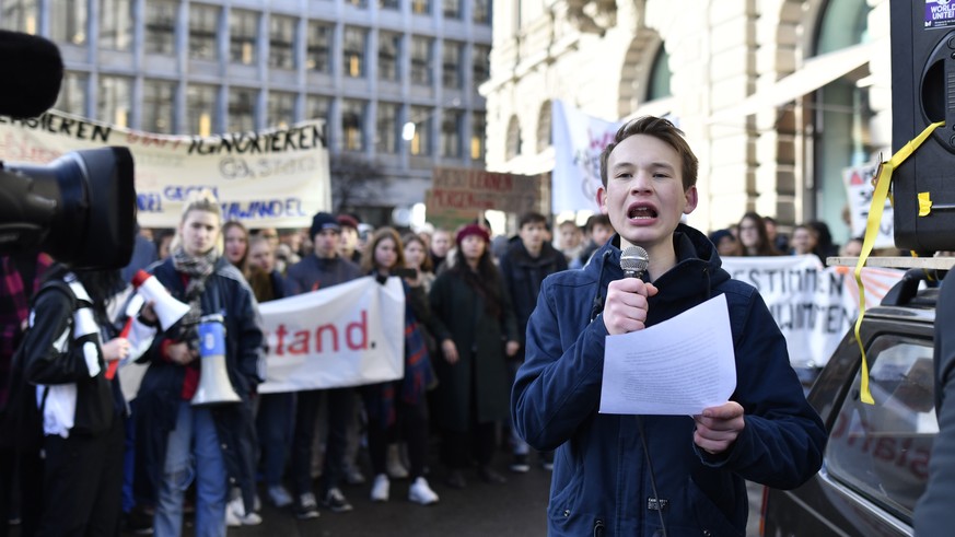 Jonas Kampus, Klimastreiker, Zürcher