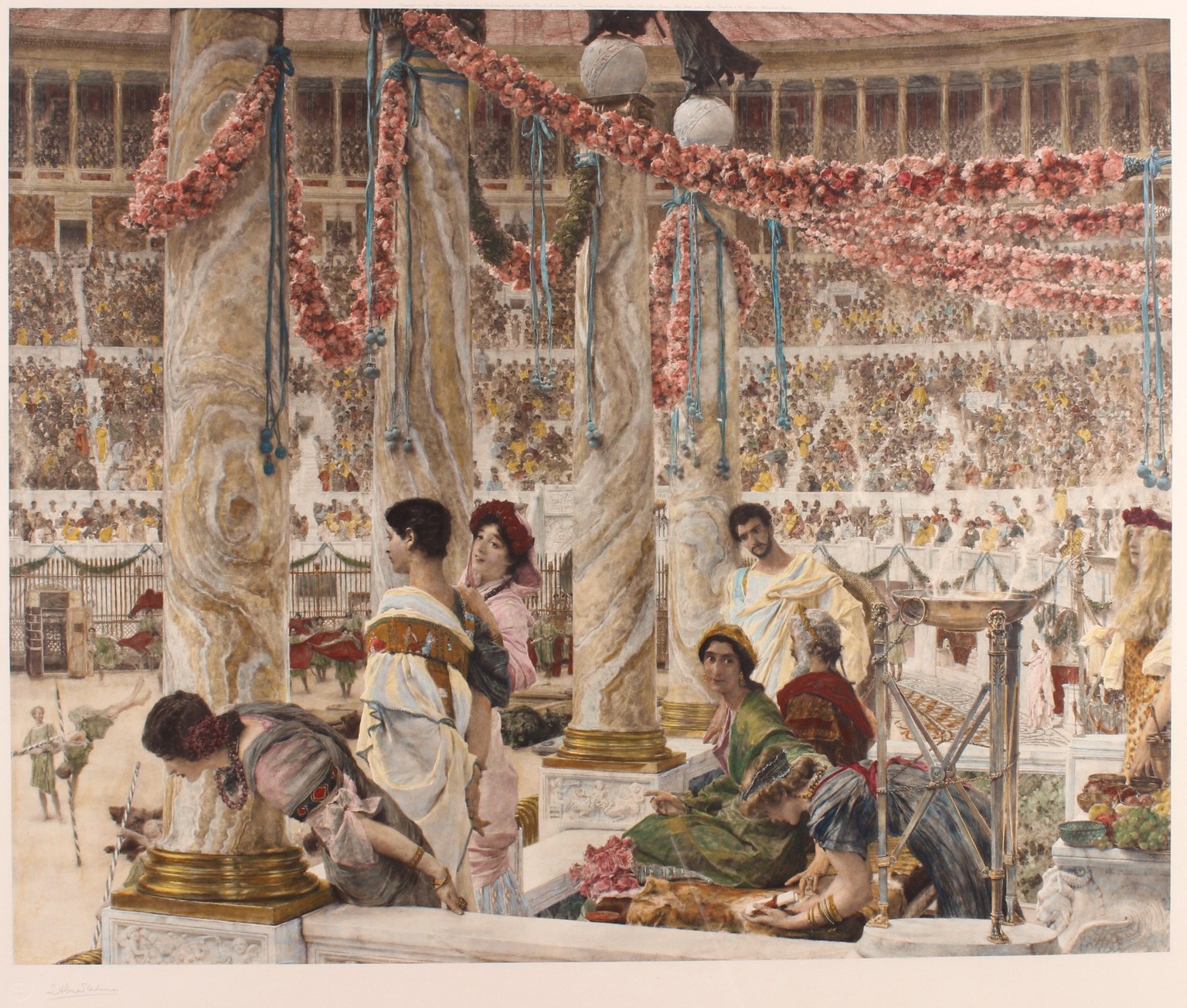 &quot;Caracalla and Geta: Bear Fight in The Colloseum, AD 203&quot; 1907
Lawrence Alma-Tadema