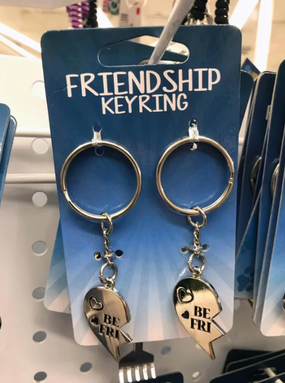 Fail: Freundschafts-Schlüsselanhänger