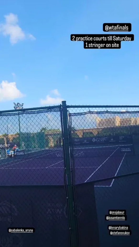 Aryna Sabalenkas Coach beschwert sich über Bedingungen in Cancun.