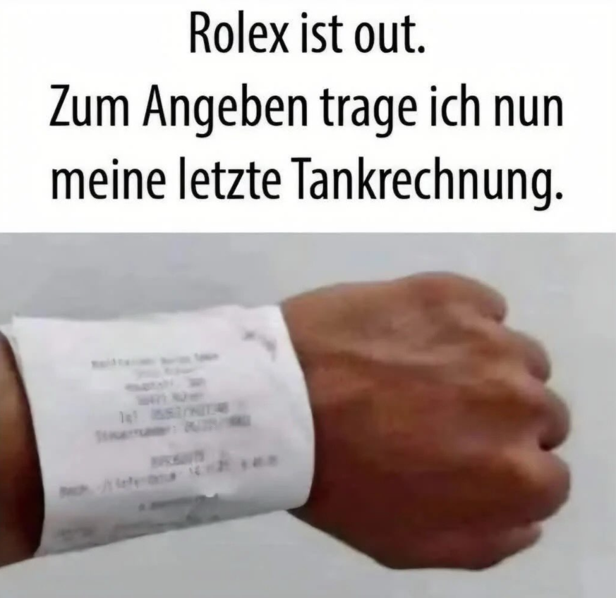 Lustige Memes zu den Bezinpreisen