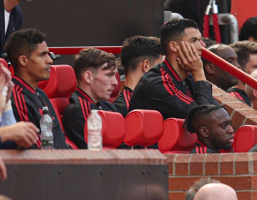 IMAGO / Shutterstock

Mandatory Credit: Photo by Paul Currie/Shutterstock (13066957cw) Cristiano Ronaldo of Manchester United, ManU looks dejected on the bench Manchester United v Brighton &amp; Hove  ...