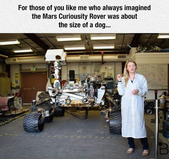 Roboter schiesst Selfie auf dem Mars, das uns aus den Socken haut
Dachte ich auch immer...