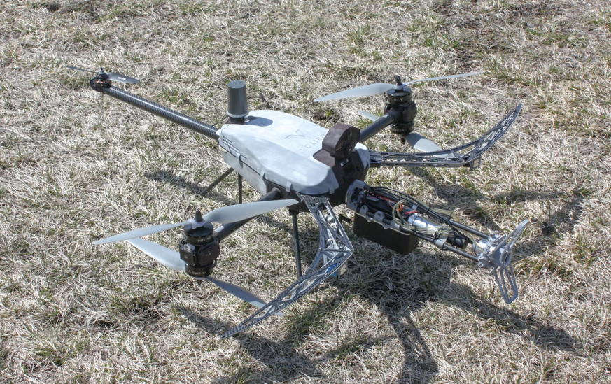 Mit dieser Drohne wurden gemäss Swissgrid Inspektionsflüge durchgeführt.