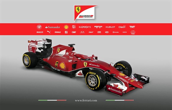 Das Bild des neuen Ferraris.