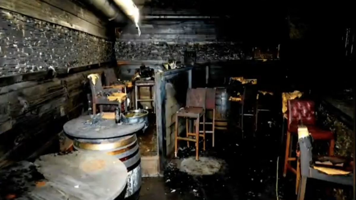 Bar Le Constellation in Crans-Montana nach Brand