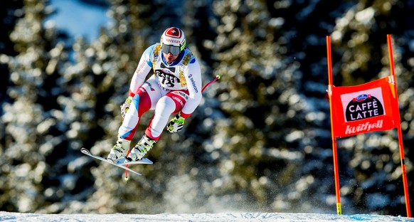 Alpine Skiing â Alpine Skiing World Cup â Men&#039;s Downhill training â Kvitfjell, Norway â 23/02/17 - Beat Feuz of Switzerland in action. NTB Scanpix/Vegard Wivestad Grott via REUTERS ATTENT ...