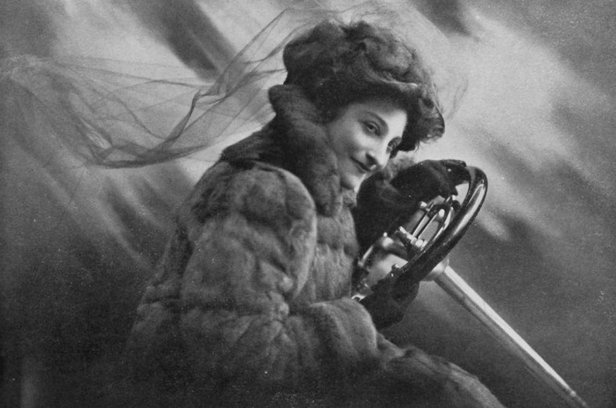 Das Titelblatt von Levitts Buch, «The Woman and the Car».
