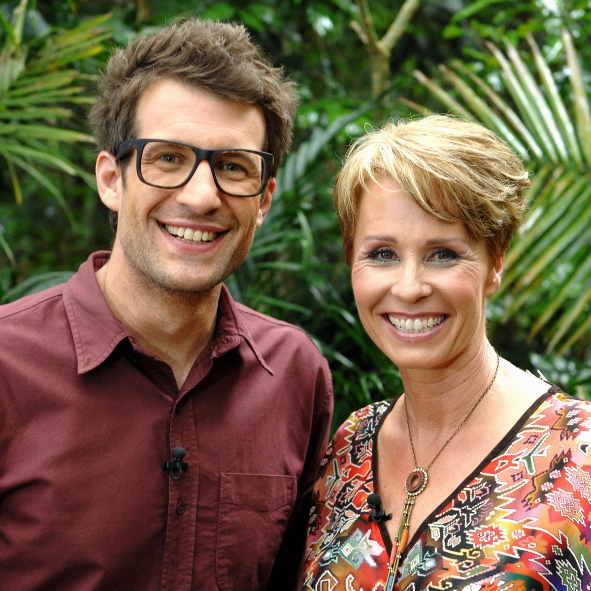 Tag 8 - Dschungelprüfung 8 "Spinnen-Schock"; Moderatorin Sonja Zietlow und Moderator Daniel Hartwich.