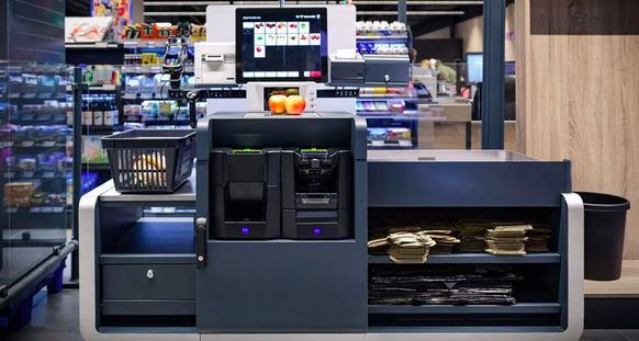 Bald Standard? Ein Bargeld-Automat in einem deutschen Laden.