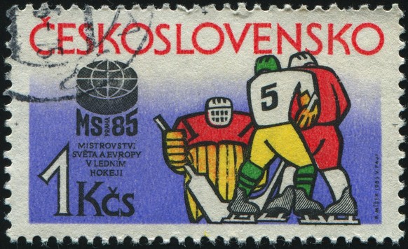 Eishockey-WM 1985 Prag Tschechoslowakei Russland Sowjetunion