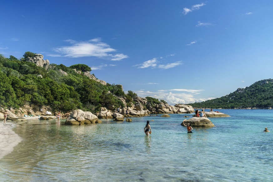 Plage de Santa Giulia ,Corsica, France, Europe Plage de Santa Giulia , Strand, beach, Porto Vecchio, Corse-du-Sud, Korsika, Frankreich, Europa *** Plage de Santa Giulia ,Corsica, France, Europe Plage  ...