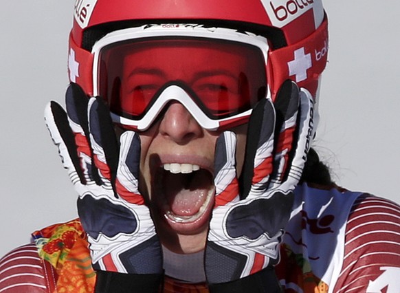 ZUM RUECKTRITT DER SCHWEIZER SKI ABFAHRTS-OLYMPIASIEGERIN DOMINIQUE GISIN AM DONNERSTAG, 19. MAERZ 2015, STELLEN WIR IHNEN FOLGENDES BILDMATERIAL ZUR VERFUEGUNG - Switzerland&#039;s Dominique Gisin re ...