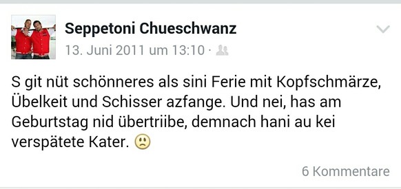 Jetzt wirds peinlich! Die watson-Redaktoren rechtfertigen ihren ERSTEN Facebook-Post聽
Naja, der Status sagt alles. :(