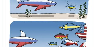 30 brutal ehrliche Karikaturen, die uns Putins Desaster in der Ukraine vor Augen führen