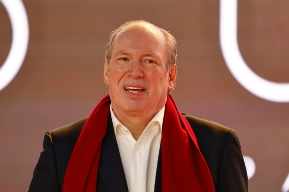 epa11155579 German composer Hans Zimmer arrives for the world premiere of Dune: Part Two in Leicester Square, London, Britain, 15 February 2024. EPA/TOLGA AKMEN