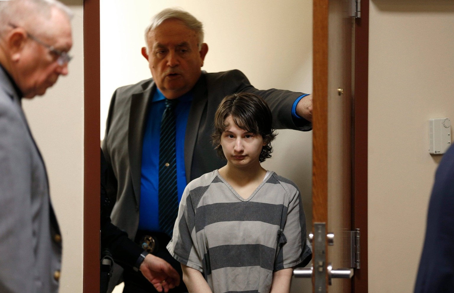 News: Gypsy Blanchard Jan 11, 2015 Springfield, MO, USA Gypsy Blanchard enters the courtroom on Monday, Jan. 11, 2015, for a pre-trial conference where a trial date was set for the couple accused of k ...