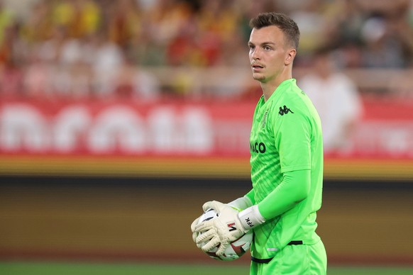 Monaco, Monaco, 2nd September 2023. Philipp Kohn of AS Monaco reacts during the Ligue 1 match at Stade Louis II, Monaco. Picture credit should read: Jonathan Moscrop / Sportimage EDITORIAL USE ONLY. N ...