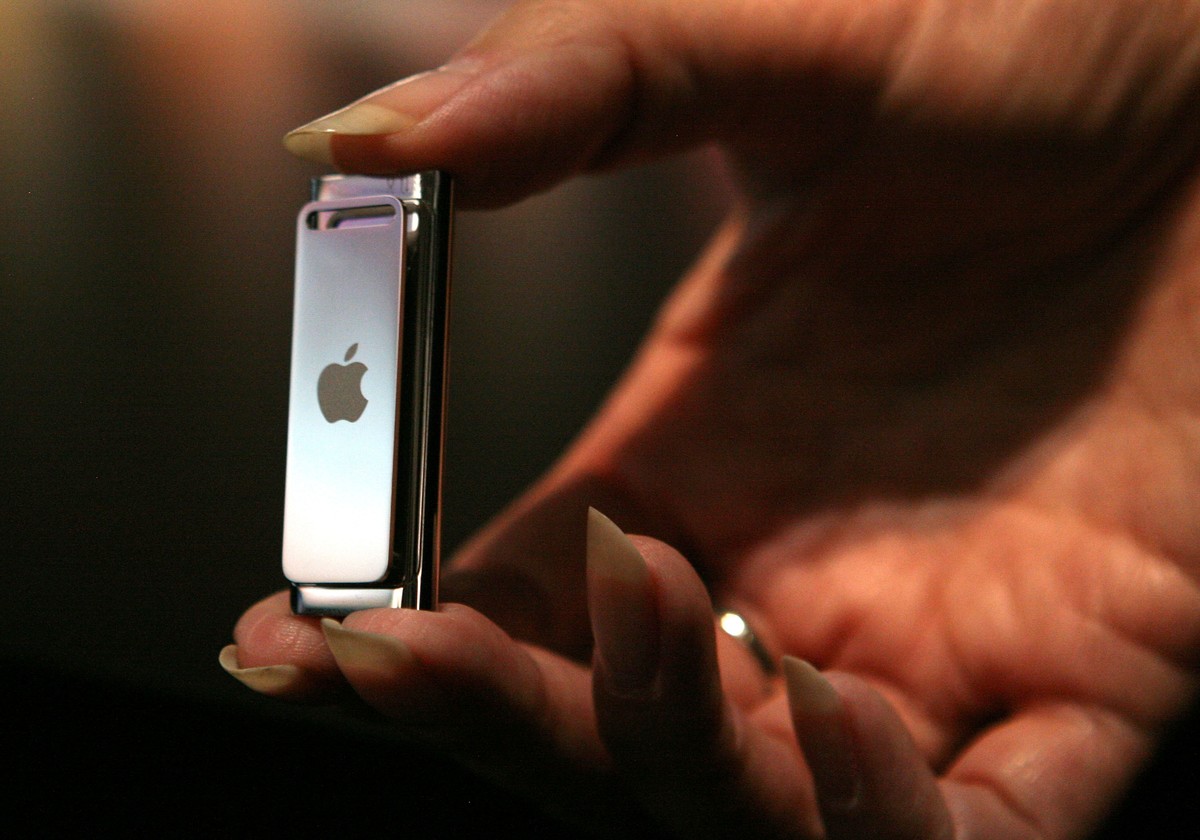 Ein 2009 lancierter iPod Shuffle.