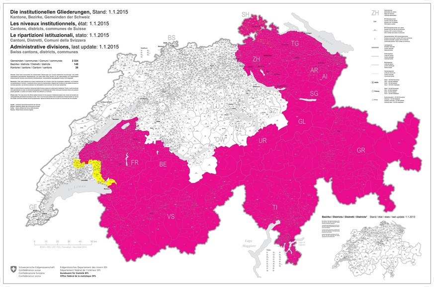 Mein Ziel: Die Schweiz in watson-Magenta färben. Auf der 57. Etappe von morgen Mittwoch steht der gelbe Teil an. Hier geht es zum Livetracking!