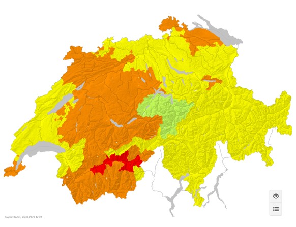 Waldbrandgefahr 26.6.25
