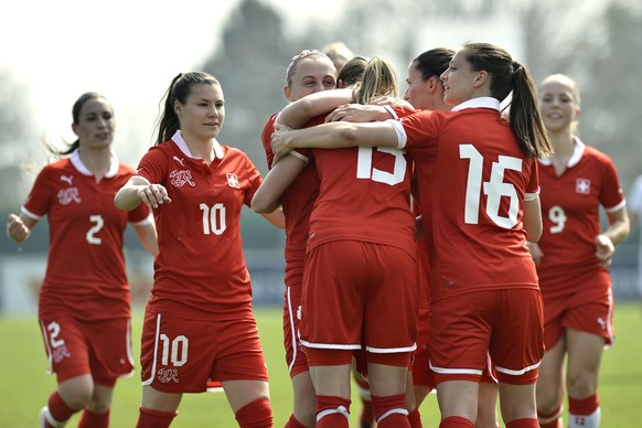 Erstmal bei der WM: Die Schweizer Frauen-Nati.