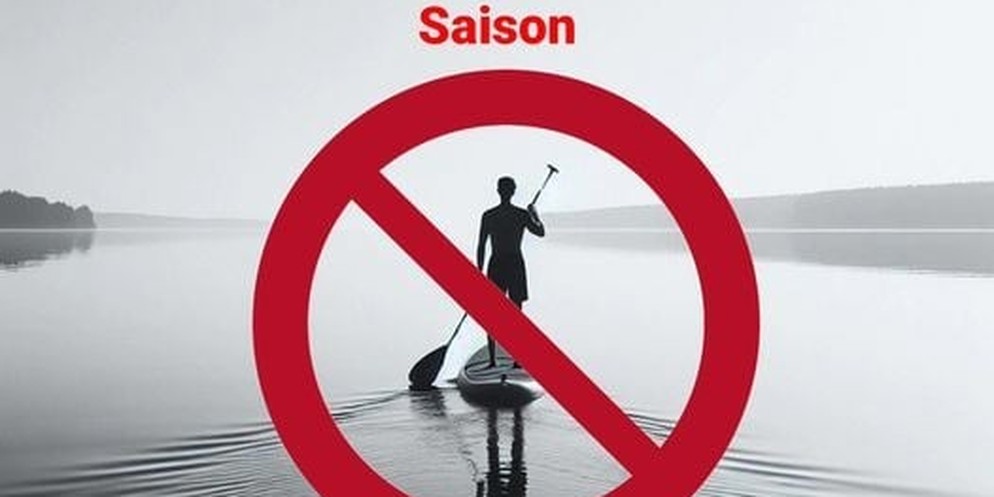 Mit diesem Flyer kämpft die IG Südufer gegen Einschränkungen am Bielersee zugunsten des Naturschutzes.