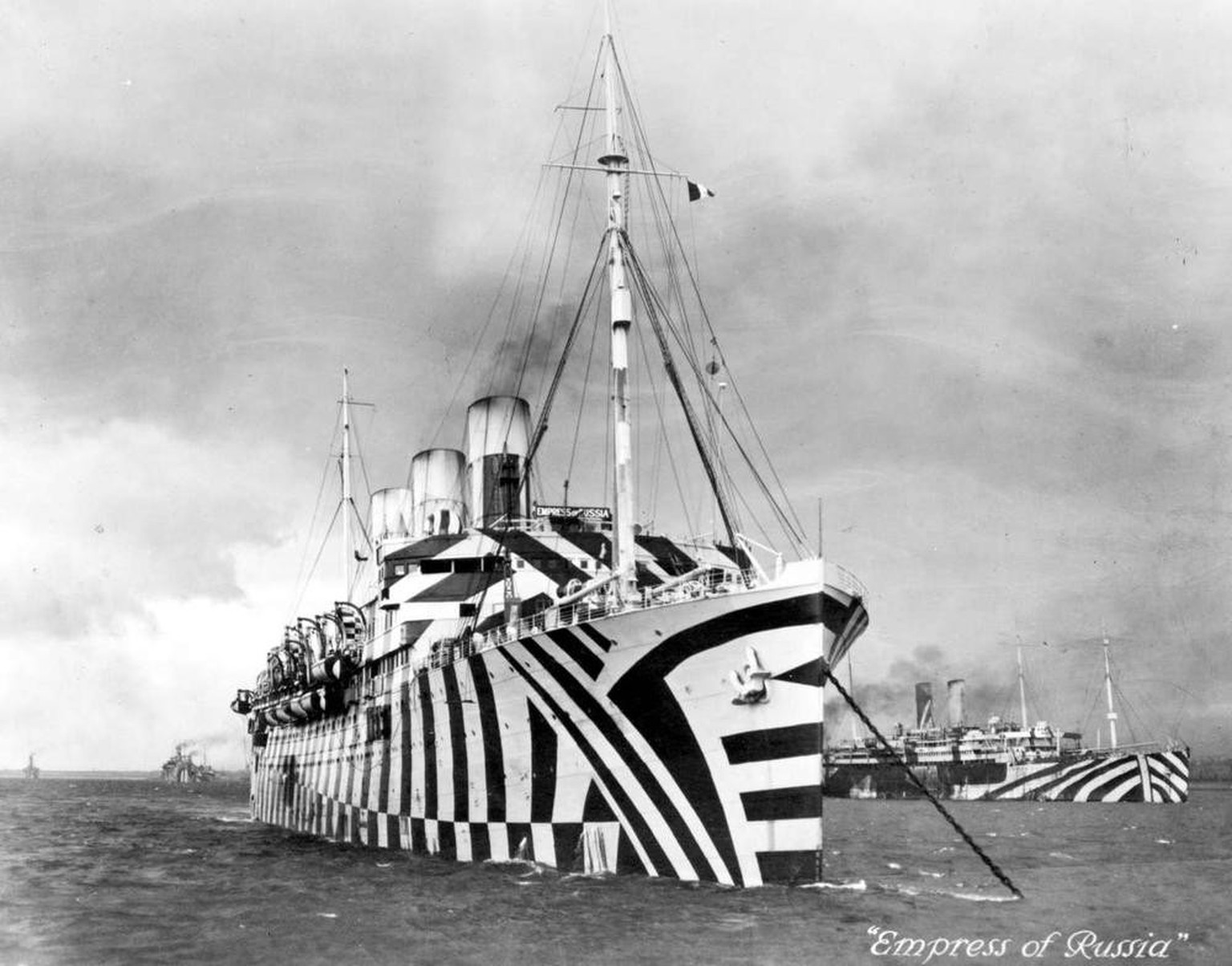 Die kanadische Empress of Russia, 1918.