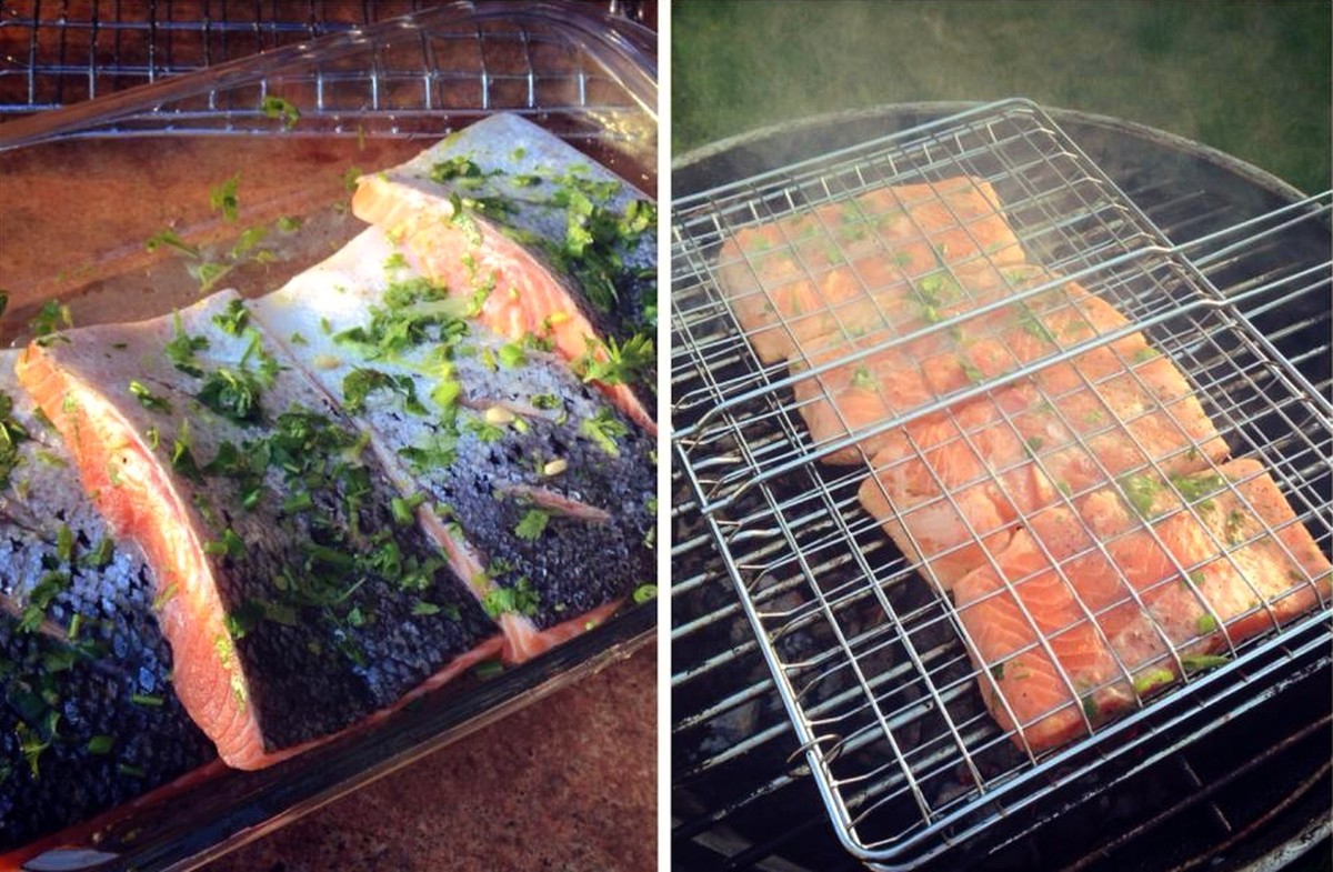 Lachs grillieren