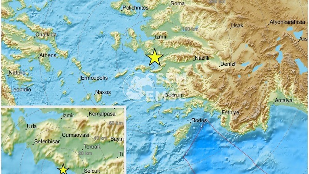 Erdbeben erschüttert griechische Ferieninsel Samos und östliche Ägäis