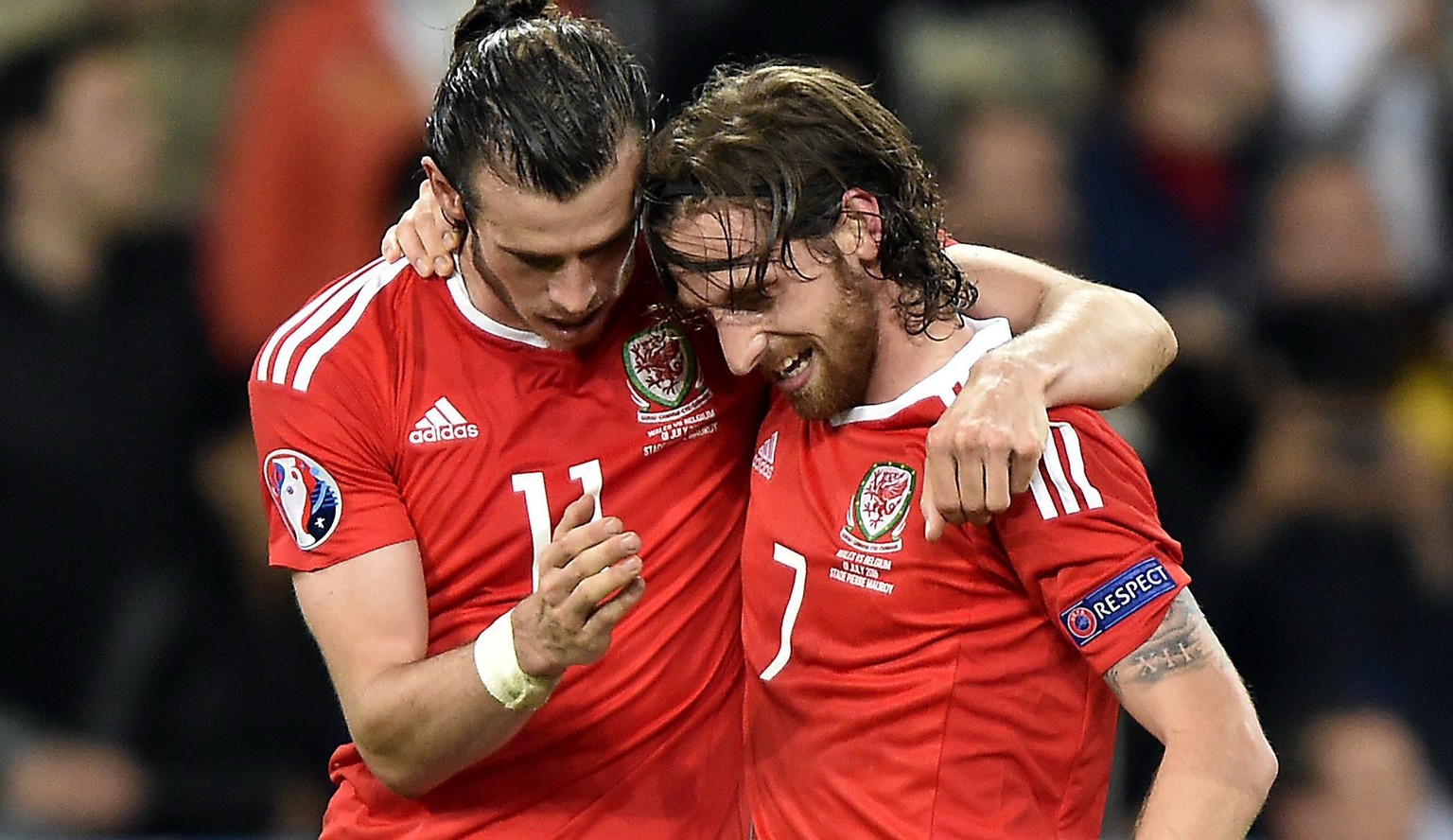 Gareth Bale und Joe Allen: Zwei Hauptfiguren der walisischen Erfolgsgeschichte.
