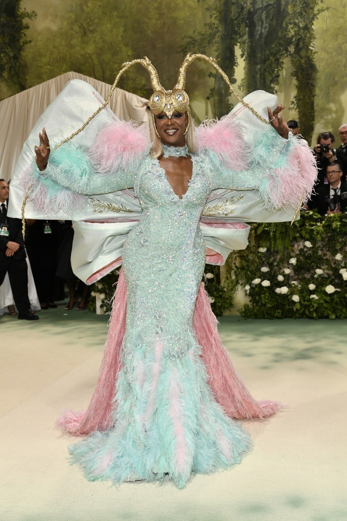 J. Harrison Ghee attends The Metropolitan Museum of Art's Costume Institute benefit gala celebrating the opening of the "Sleeping Beauties: Reawakening Fashion" exhibition on Monday, Ma ...