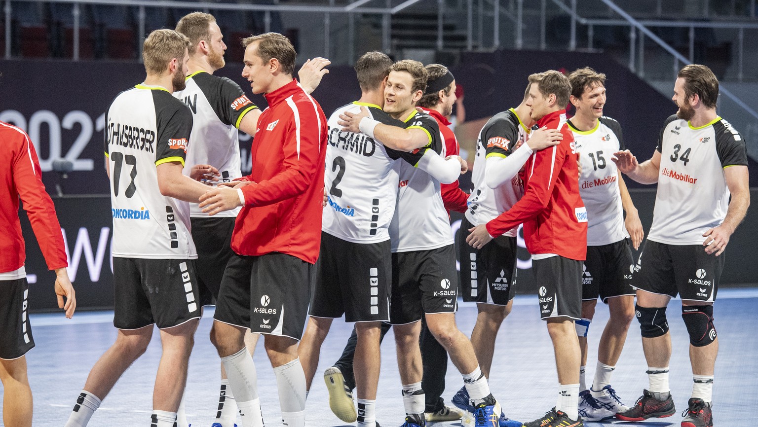 Handball-WM Die Schweiz zum Schluss gegen Algerien