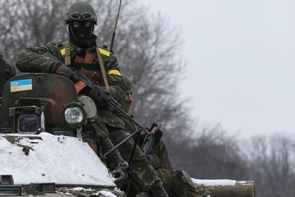 Ukrainische Soldaten versuchen den Osten des Landes unter ihre Kontrolle zu bringen.