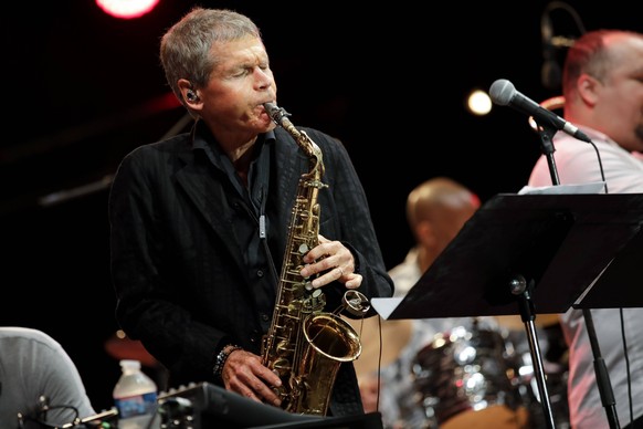 David Sanborn attending the Jazz a Juan Jazz Festival in Juan-les-Pins south-eastern France on 2018/07/18 Jazz a Juan Jazz Festival in Juan-les-Pins south-eastern France, on July 18, 2018: American sa ...