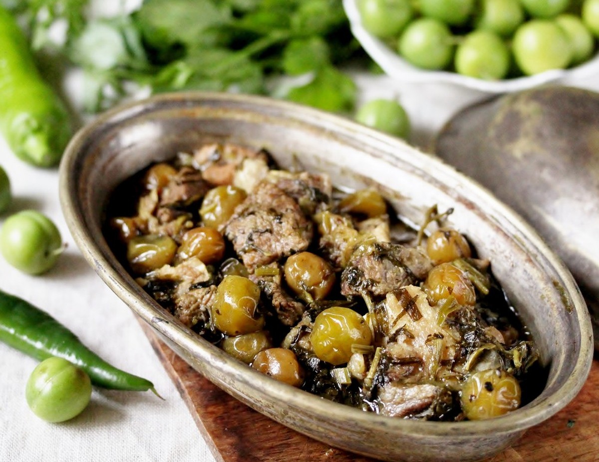Chakapuli – Georgien essen kochen ostern food lamm fleisch