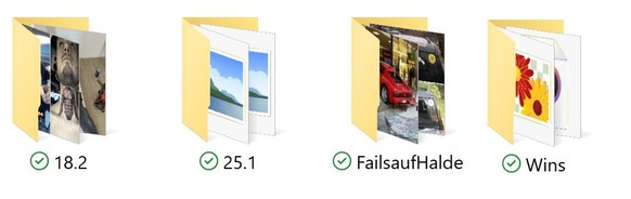 Fails auf Halde