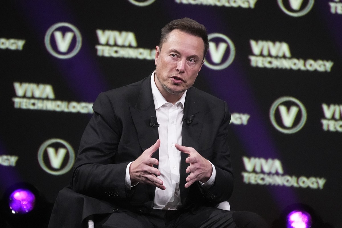 Elon Musk, lors d'une conférence sur la technologie en juin, à Paris.