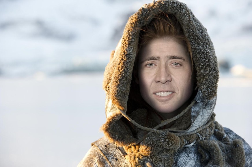 Cage als Ygritte.