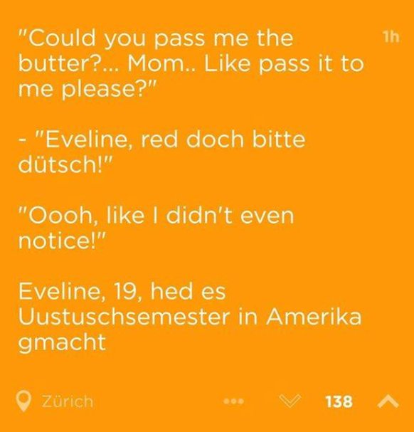 Back in Bünzli-Land – wieso ich die Schweiz immer noch sehr liebe
Irgendwie erinnert mich die Autorin an das (ein bisschen Spass muss sein)