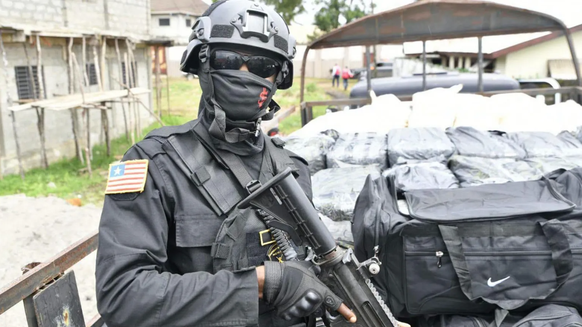 Liberia: Ermittler finden Rekordmenge an Kokain.
