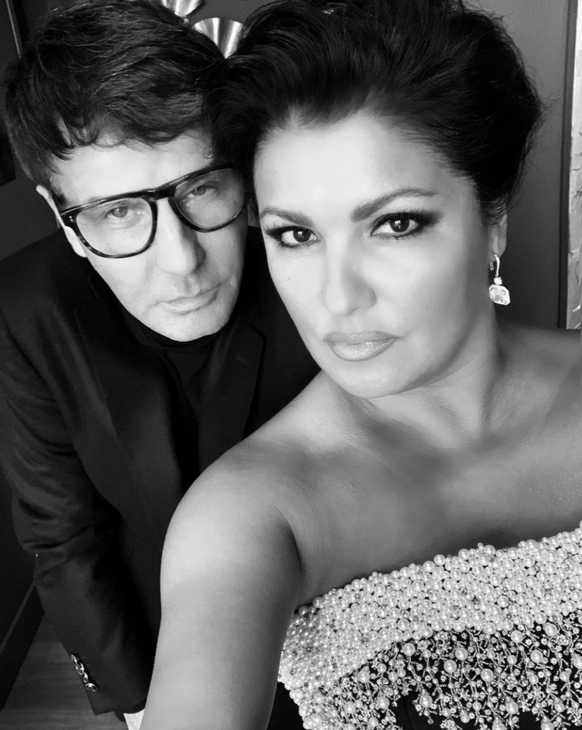 Mit Opernstar Anna Netrebko ist Fischer befreundet. Hier vor der Premiere von «La Traviata» in der Metropolitan Opera in New York.